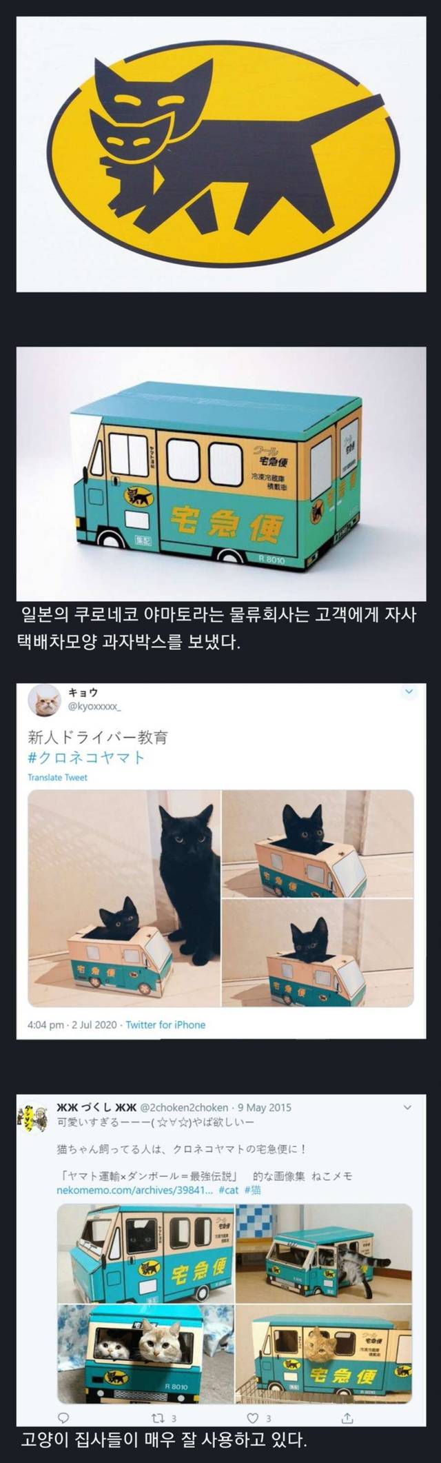 아이디어 택배상자 feat 고양이 | 인스티즈