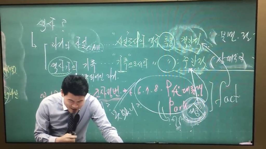 수강생한테 불시에 공격 당하고 고개 숙인 강사 (feat. 전한길 팩트) | 인스티즈