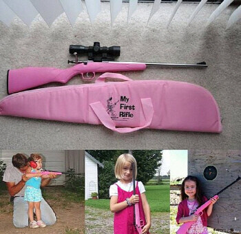 우리 딸 첫 라이플 | 인스티즈