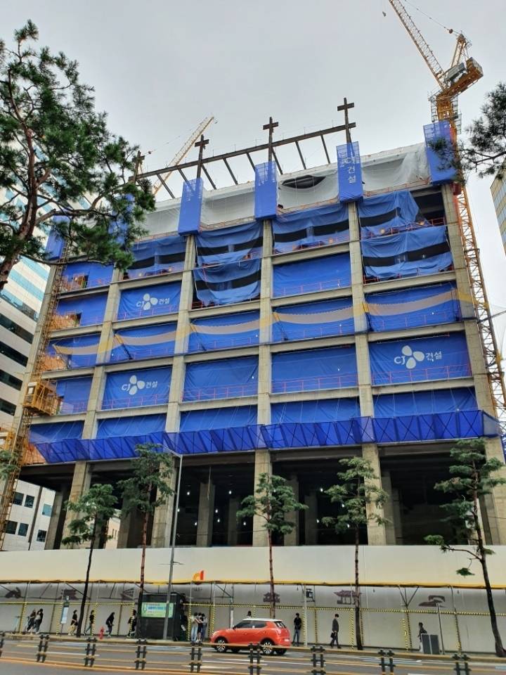 명동 애플스토어 2호점 공사현장 | 인스티즈