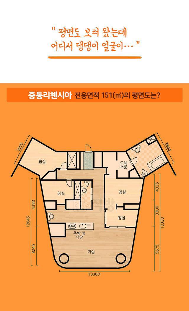 평면도가 특이한 아파트 | 인스티즈