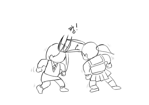 한국과 일본 학생들의 앞머리 유행 차이 | 인스티즈