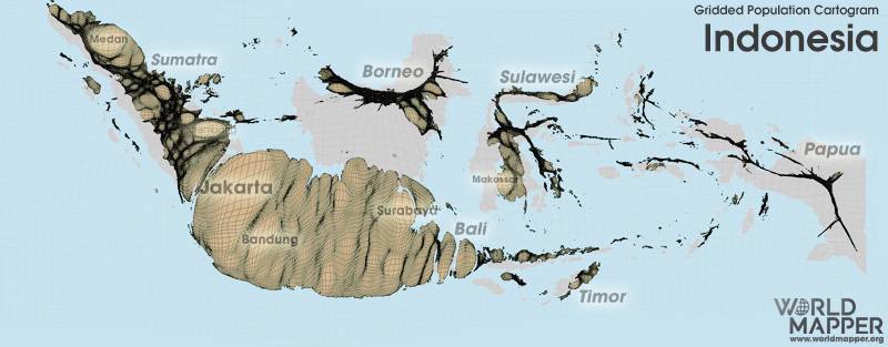 각 나라별 수도권 (혹은 대도시) 집중화를 보여주는 지도 | 인스티즈