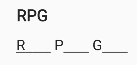 RPG는 무엇의 줄인 말일까? | 인스티즈