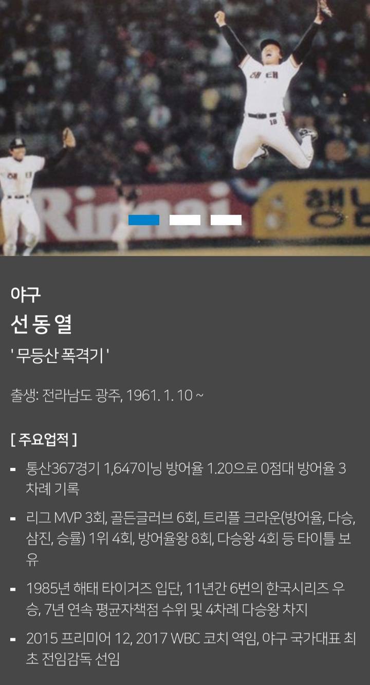 2020 스포츠영웅 국민 지지도 조사 | 인스티즈