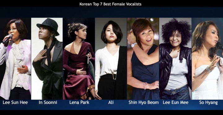 중국 네티즌이 선정한 한국 남성/여성 보컬리스트 베스트 7 | 인스티즈