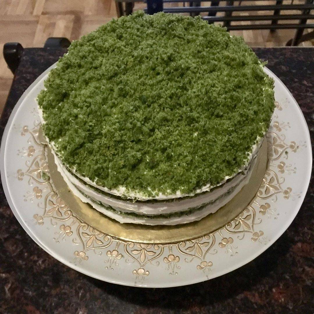 시금치로 만들었다는 케이크.......jpg | 인스티즈