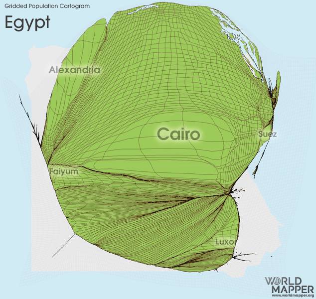 각 나라별 수도권 (혹은 대도시) 집중화를 보여주는 지도 | 인스티즈