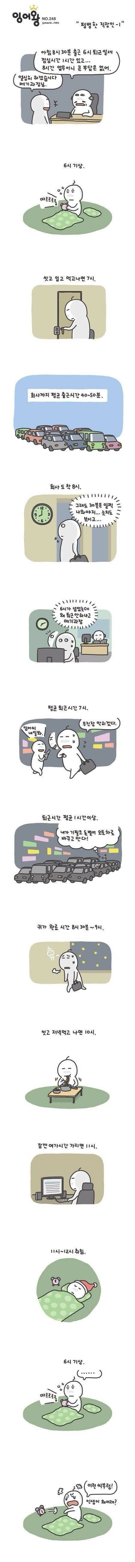 현실적인 직장인의 하루 | 인스티즈