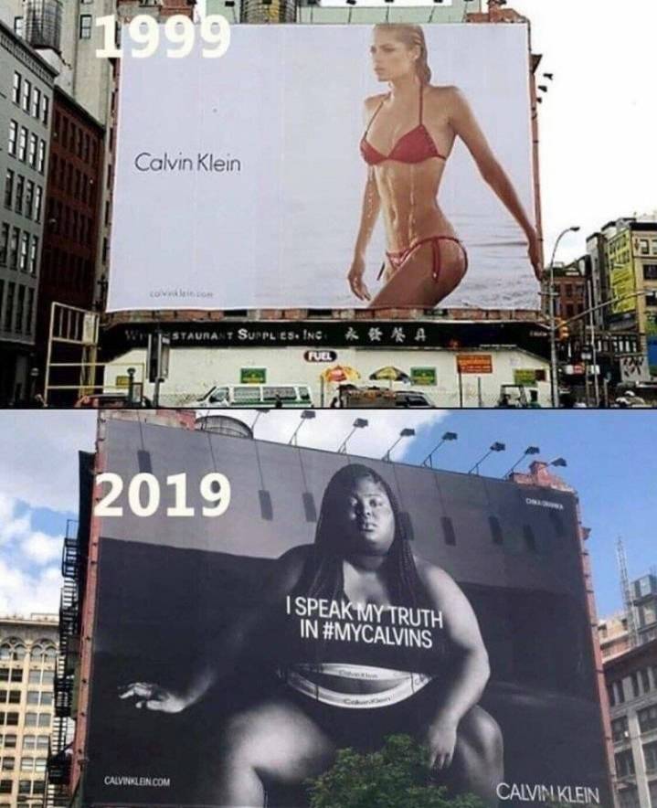 1999 vs 2019 속옷 광고 | 인스티즈