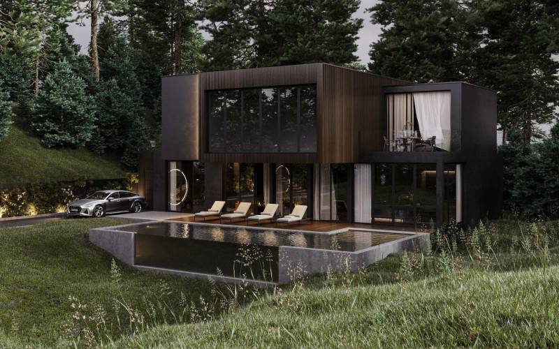 미국 숲 속의 검은 집 (건축수상작) | 인스티즈