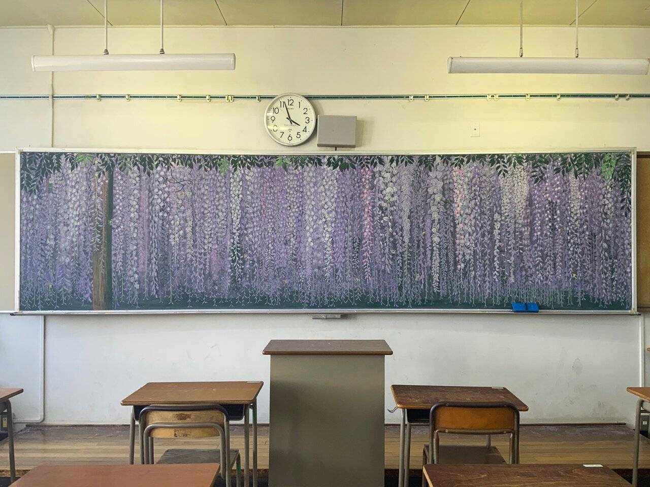 일본의 선생님이 그리는 칠판그림 | 인스티즈