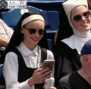 야구장에서 수녀님 | 인스티즈