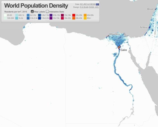이집트의 인구분포 구조 | 인스티즈