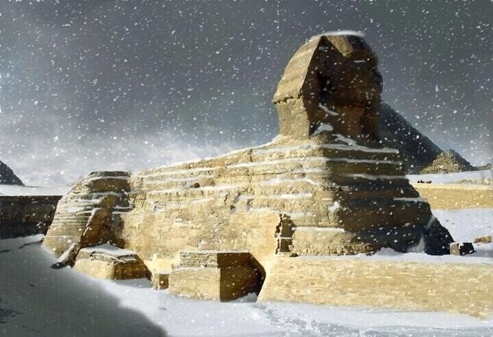 2013년) 112년만에 눈이 내린 이집트 | 인스티즈