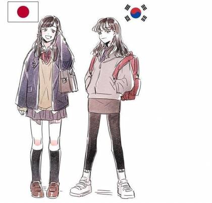 한국 일본 여고생 차이점 | 인스티즈