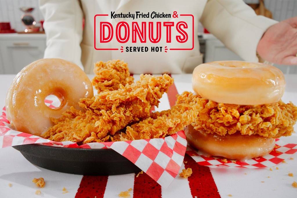 KFC, 극강의 '단짠' 조합 '프라이드 치킨 &amp; 도넛' 메뉴 출시 | 인스티즈