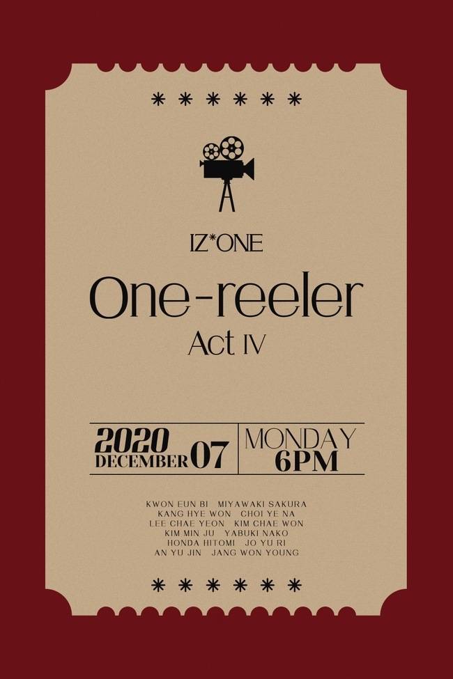 7일(월), 아이즈원(IZ*ONE) 미니 앨범 4집 'One-reeler (타이틀 곡: 파노라마)' 발매 | 인스티즈