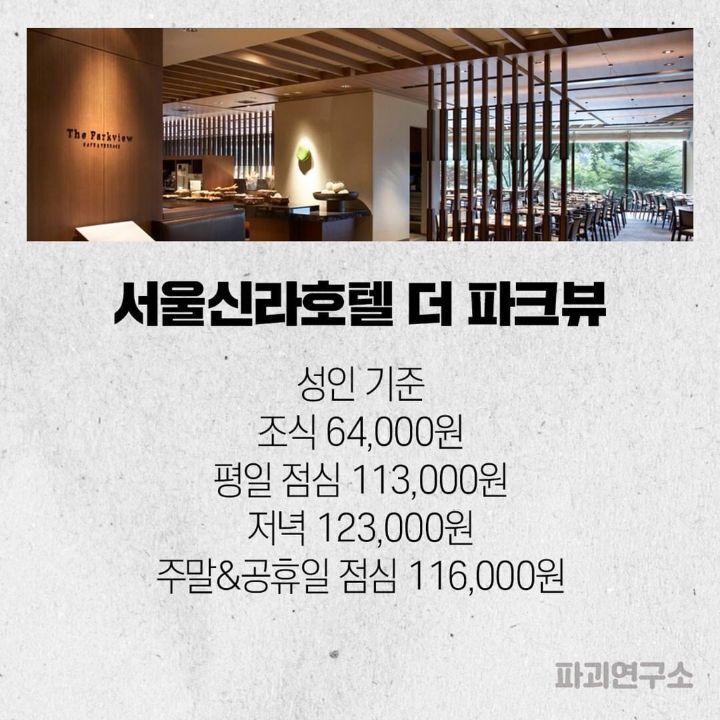 서울 특급 호텔 뷔페 TOP.7 | 인스티즈