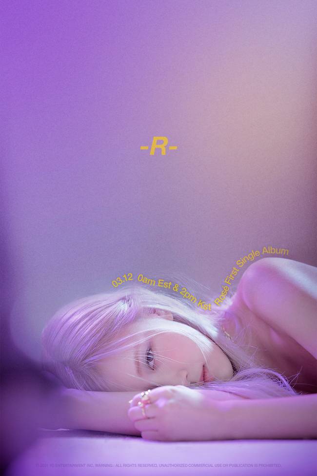 12일(금), 블랙핑크 로제 싱글 앨범 1집 'R' 발매 | 인스티즈