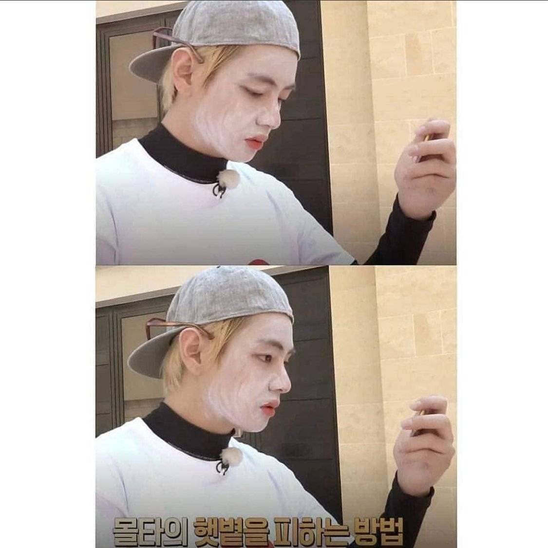 썬크림 정량 가장 잘지키는 아이돌(주어 방탄) | 인스티즈