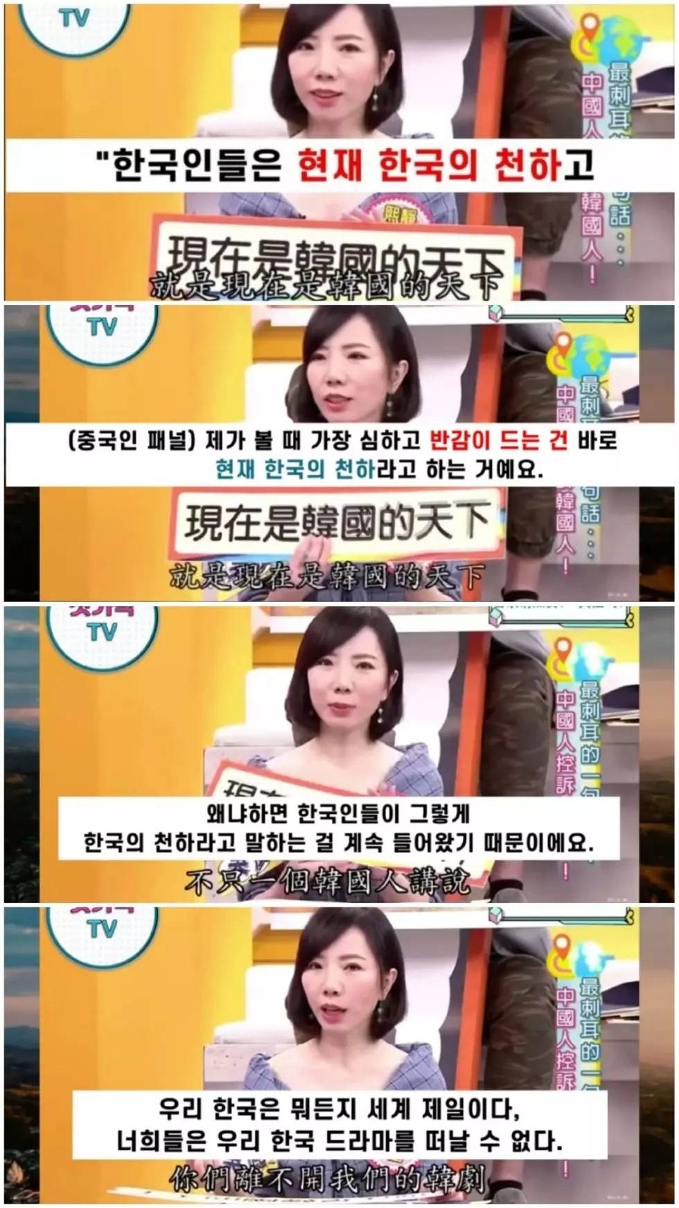 대만 방송에서 중국 패널에게 사실을 말해주는 한국인 | 인스티즈