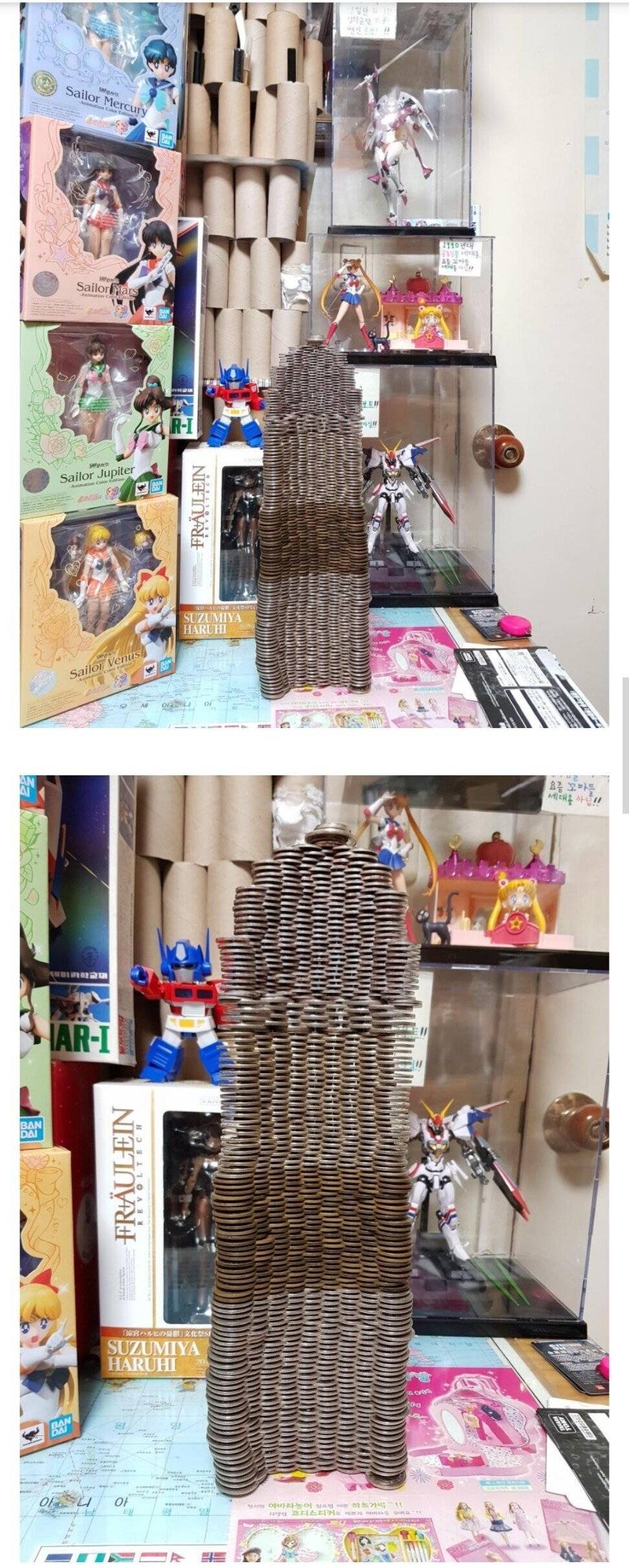 동전탑 쌓은 디씨인.jpg | 인스티즈