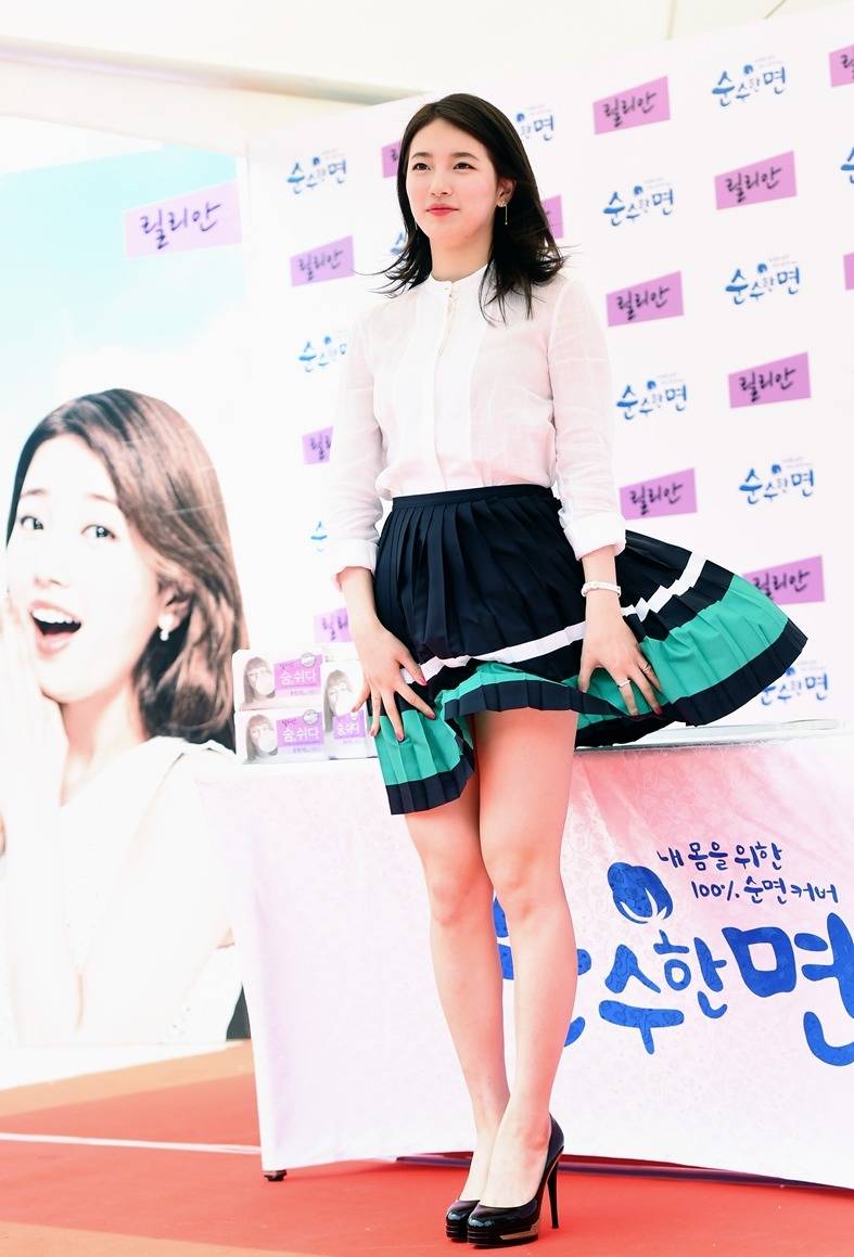 수지를 공격하는 바람 | 인스티즈