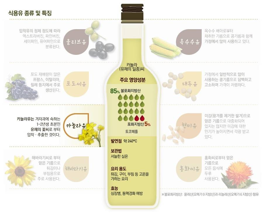 음식마다 어울리는 오일이 따로 있다 | 인스티즈