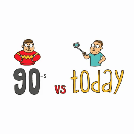 90년대와 오늘의 비교.gif | 인스티즈