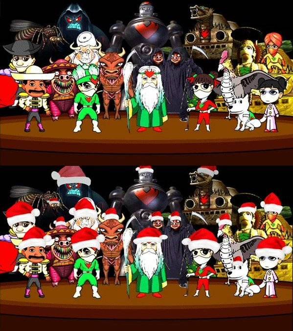 국산 애니 [김치워리어] 크리스마스 기념 일러스트ㅋㅋㅋ | 인스티즈