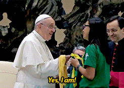 교황이 일반인한테 뜬금없는 질문 | 인스티즈