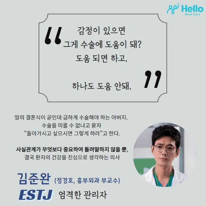 [슬기로운의사생활] 심리상담사가 추측한 99즈 mbti | 인스티즈