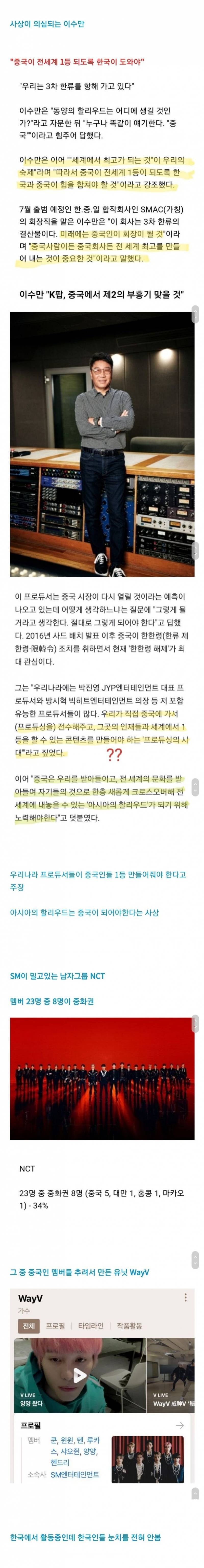 SM 소속사와 소속 아이돌들의 중국 관련 행보 | 인스티즈