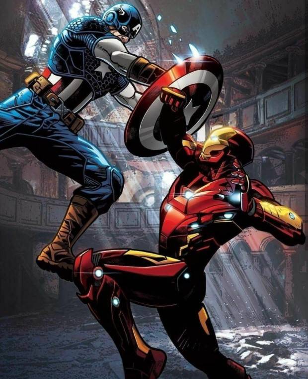 아이언맨 vs 캡틴 아메리카 | 인스티즈