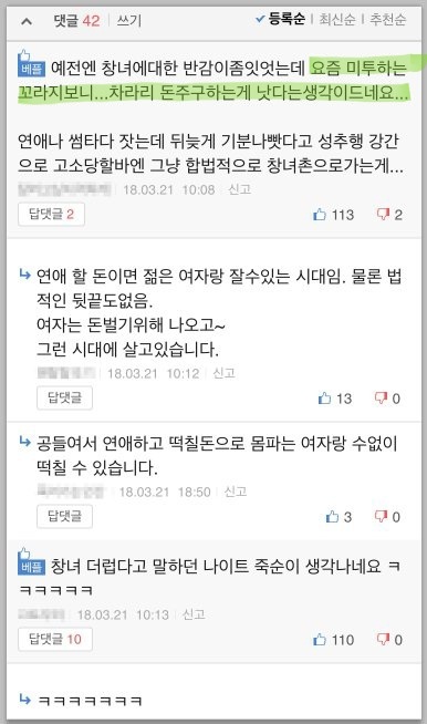 여자들이 성매매를 혐오하는 이유는 | 인스티즈