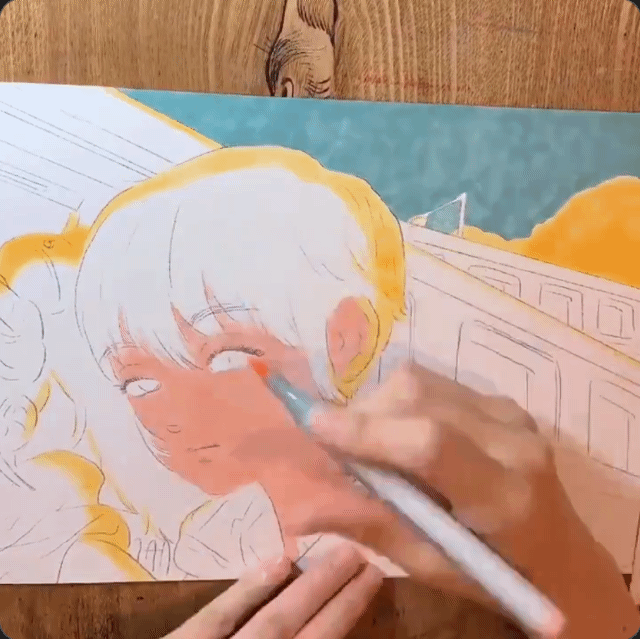 수작업+색감 개쩌는 걸로 유명한 홍콩 일러스트레이터.jpgif | 인스티즈