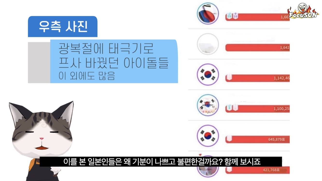 패전기념일에 한국 국기 보기가 불편하시다는 좆본 케이팝 팬들 | 인스티즈