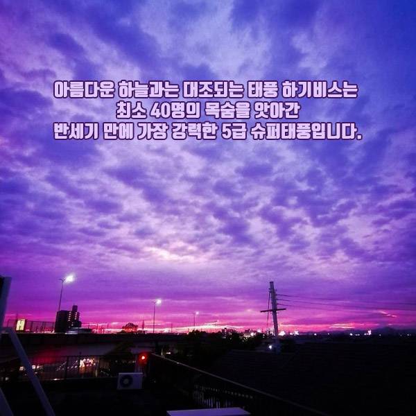 일본에서 찍힌 보라색 하늘의 정체.jpg | 인스티즈