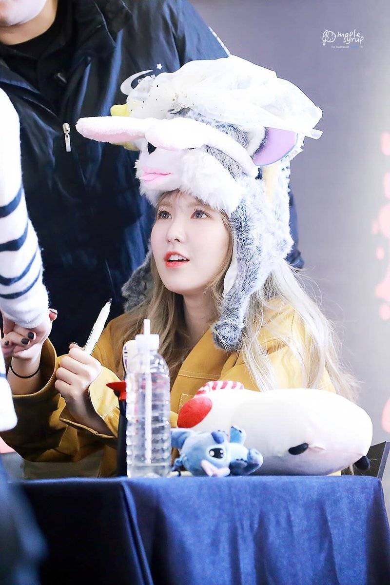 레드벨벳 웬디 머리 위에 팬들 사랑이 쌓여가는 과정 | 인스티즈