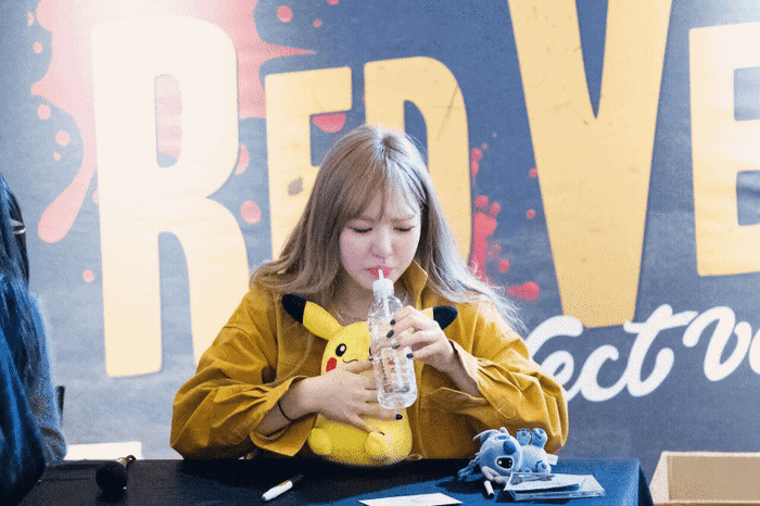 레드벨벳 웬디 머리 위에 팬들 사랑이 쌓여가는 과정 | 인스티즈