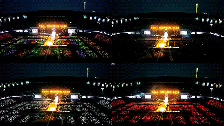 응원봉 중앙제어를 제대로 하면 이렇게 존잼꿀잼 jpgif feat 엑소 응원봉 | 인스티즈