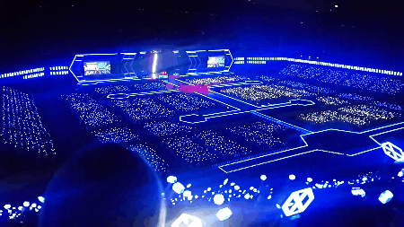 응원봉 중앙제어를 제대로 하면 이렇게 존잼꿀잼 jpgif feat 엑소 응원봉 | 인스티즈