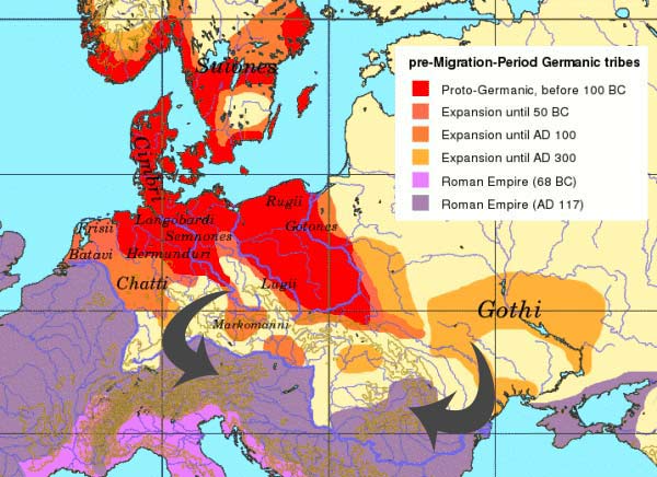독일 역사 시리즈, 큐팍의 독일 역사 #1: 로마제국이 멸망한 이유 | 인스티즈