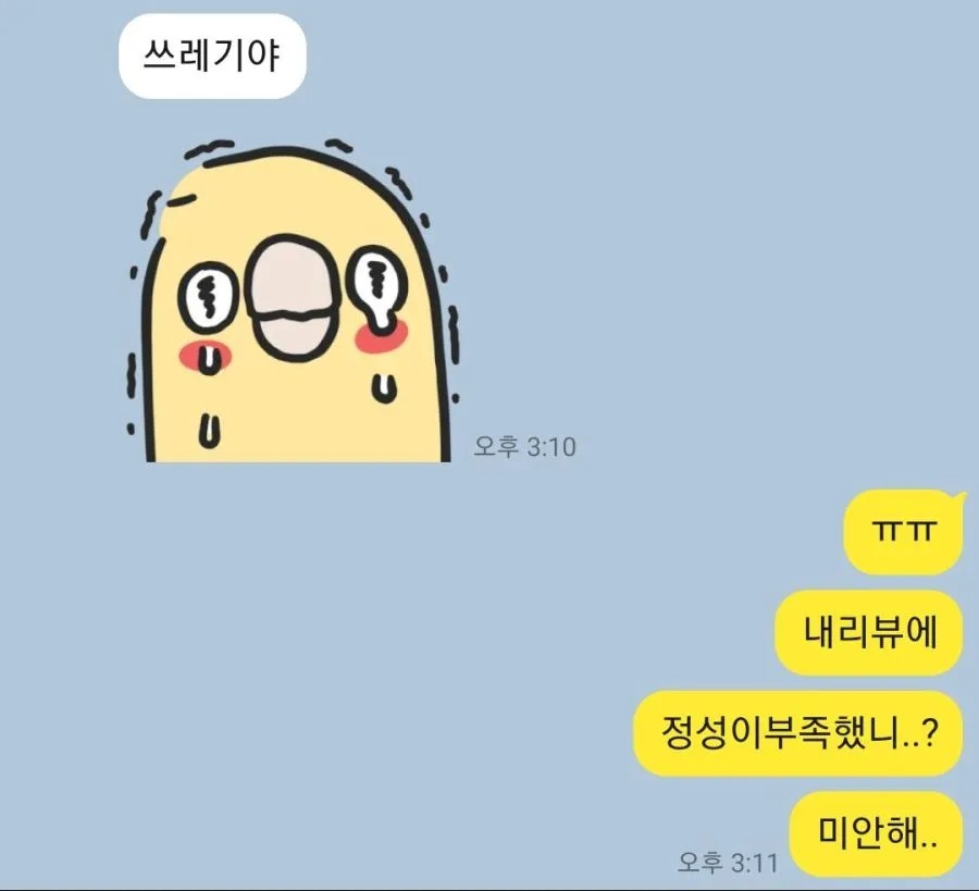 음식 리뷰 자세히 해줬는데 욕먹었어요.jpg | 인스티즈