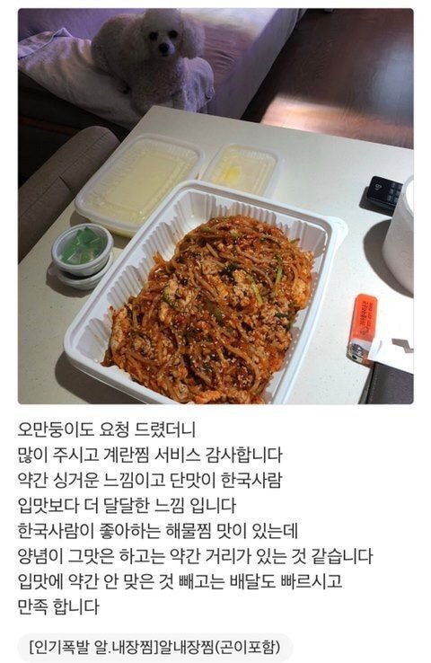 배달의 민족 리뷰에 강아지가 안보여 아쉬운 사장님.jpg | 인스티즈