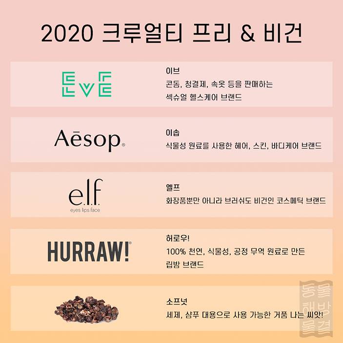 동물실험 안하는 브랜드 & 하는 브랜드 정리 | 인스티즈
