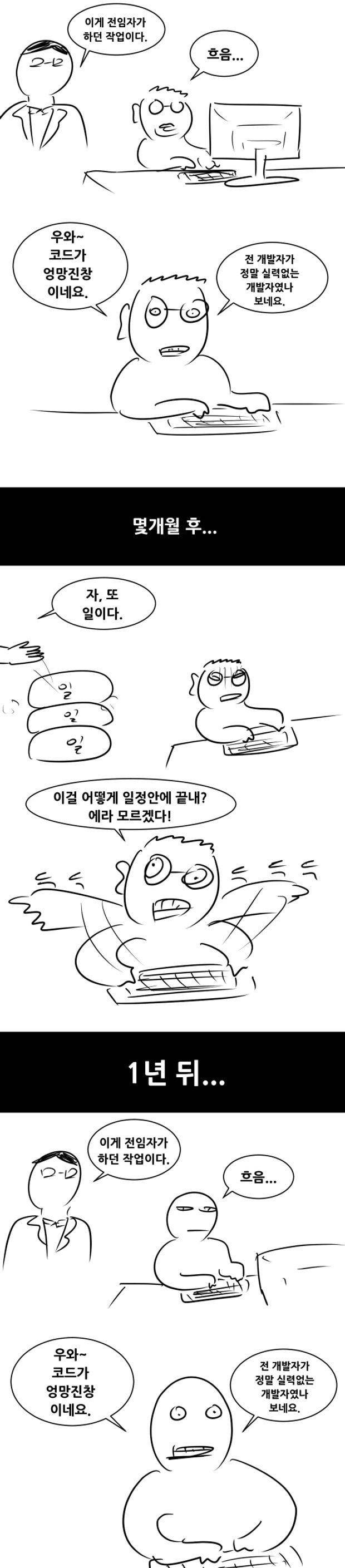 프로그래머 전임자가 실력없어보이는 이유.JPG | 인스티즈