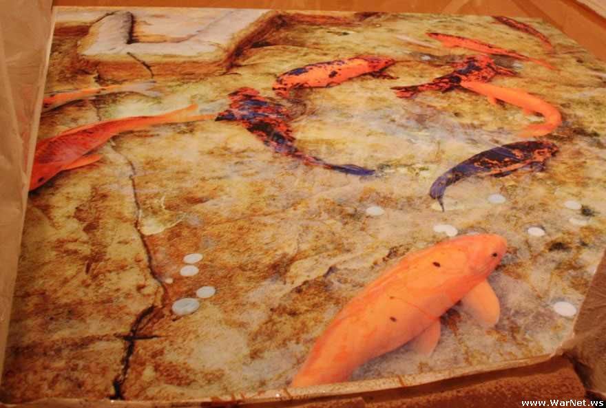 흔한 집안 바닥의 그림 | 인스티즈