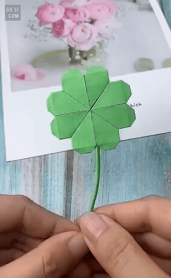 네잎클로버 종이접기 | 인스티즈